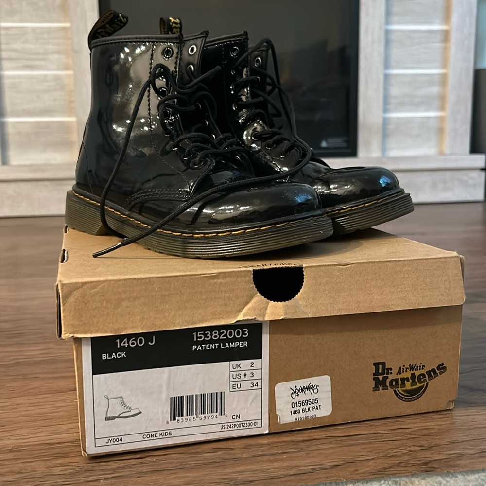 Lightly worn kid boots